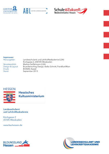 Flyergestaltung f�r das Landesschulamt Hessen // Wiesbaden